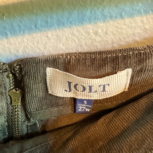 Jolt corduroy skirt Olive Green. Size SMALL. - Picture 2 of 3